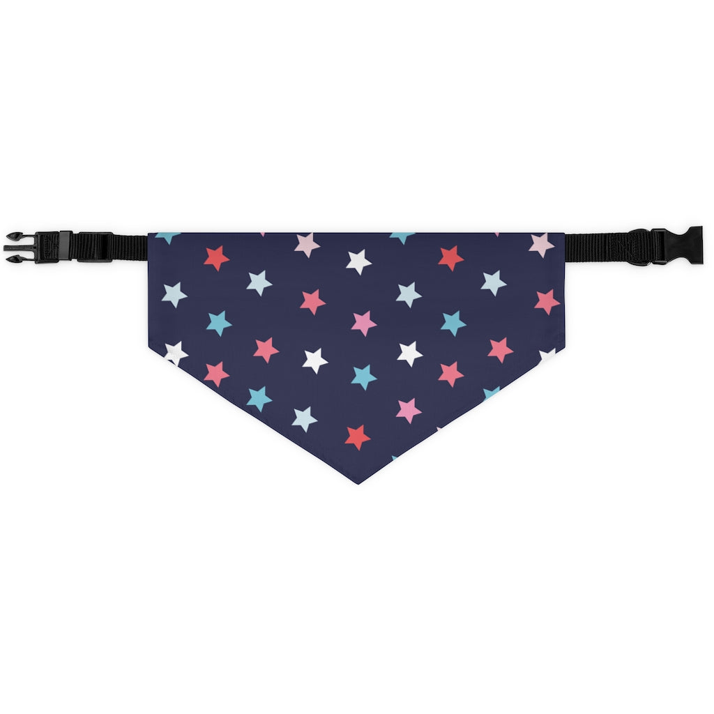 Social Stars Dog Bandana / Navy
