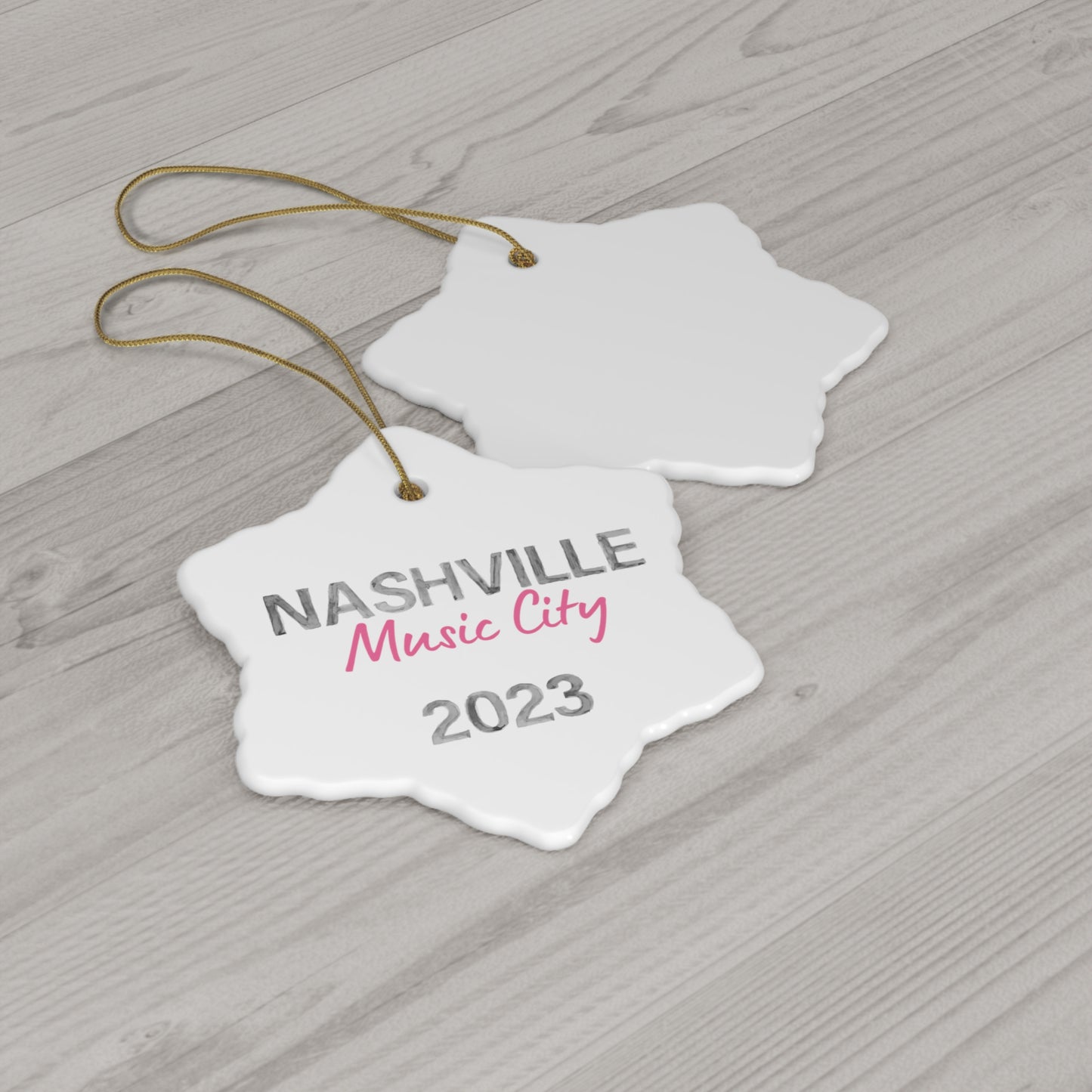 Nashville 2023 Music City / Christmas Ornament