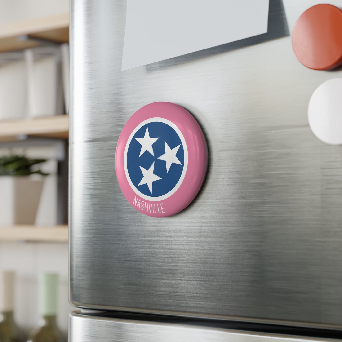 Nashville Tri Star Magnet / Pink