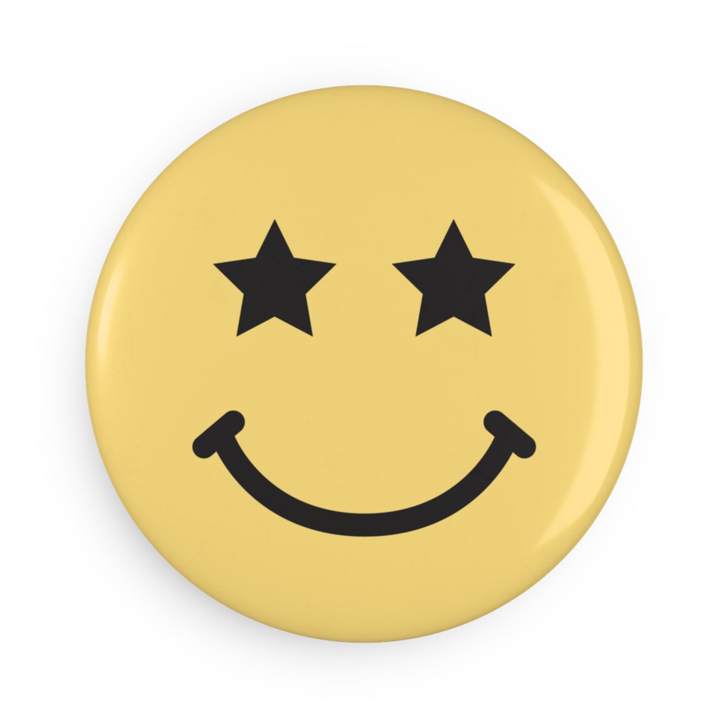 Star Face Magnet / Yellow