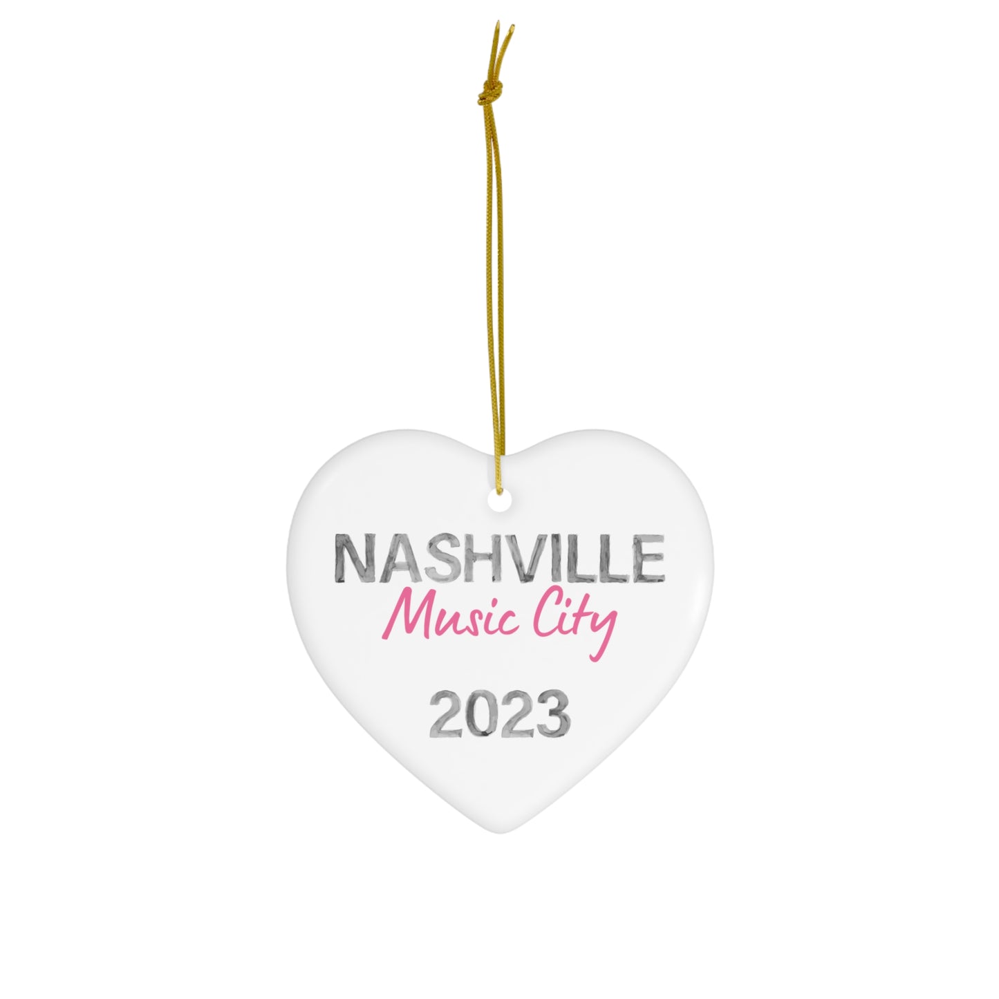 Nashville 2023 Music City / Christmas Ornament
