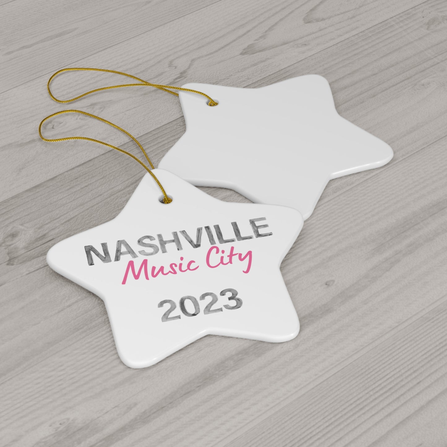 Nashville 2023 Music City / Christmas Ornament