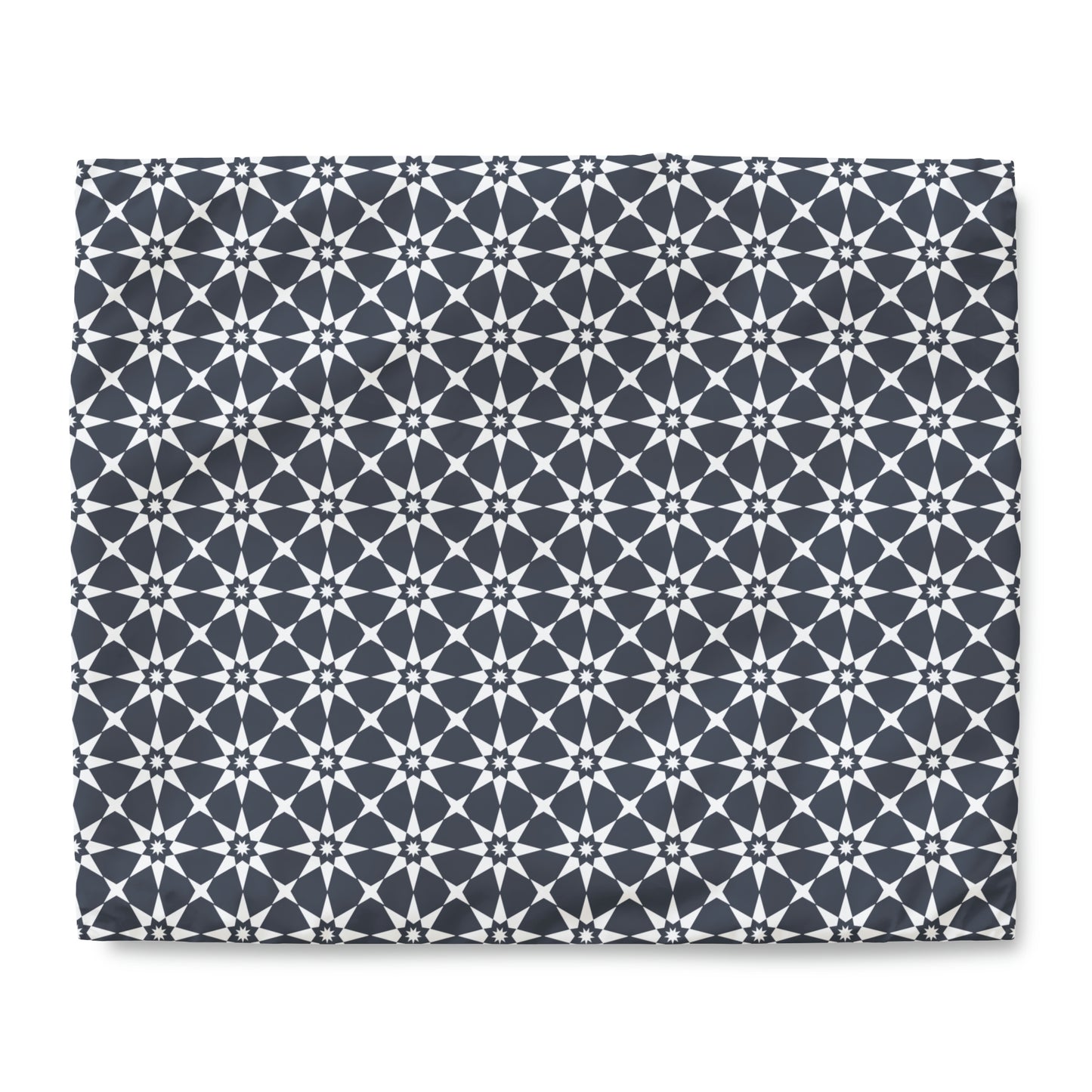 Duvet Cover / August Geo / Dark Gray