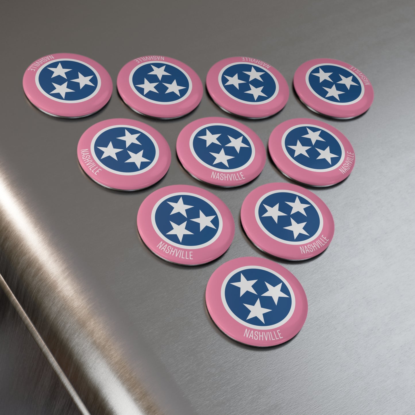 Nashville Tri Star Magnet / Pink