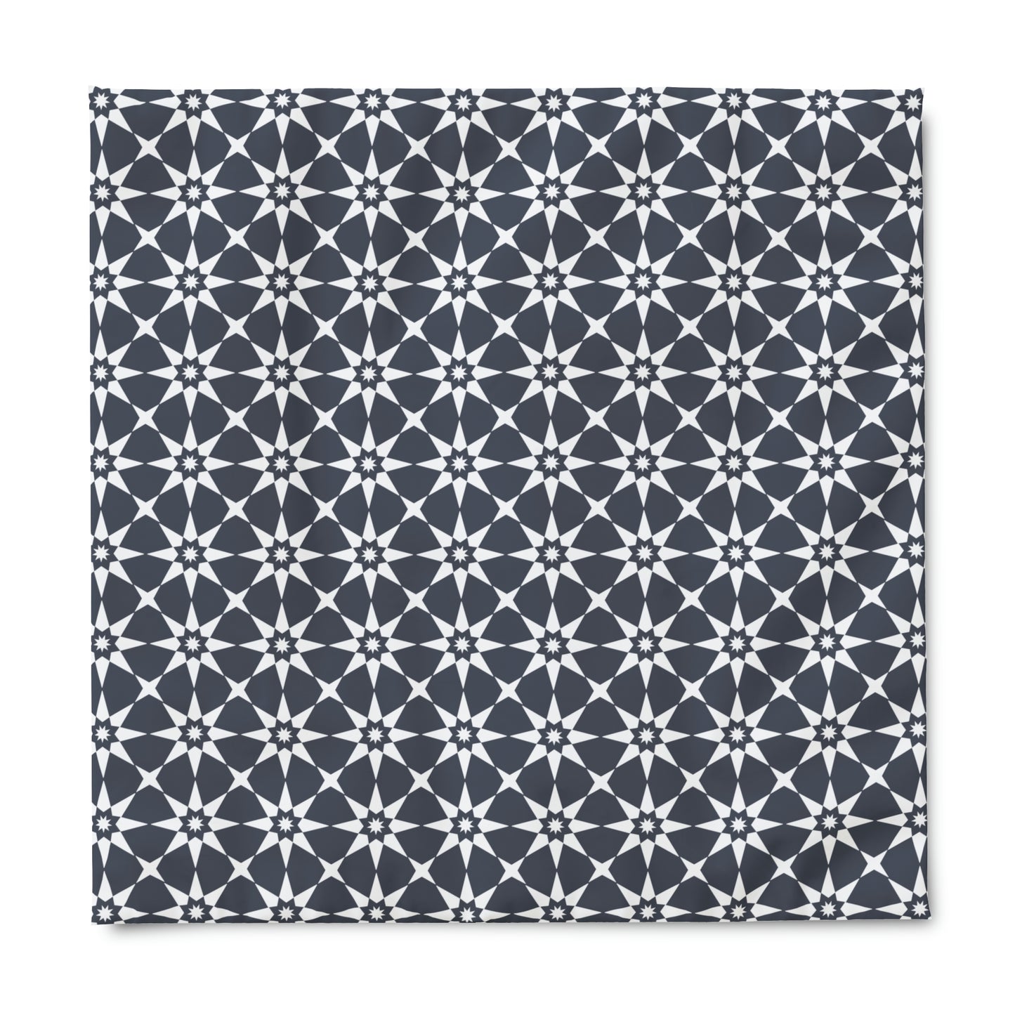 Duvet Cover / August Geo / Dark Gray
