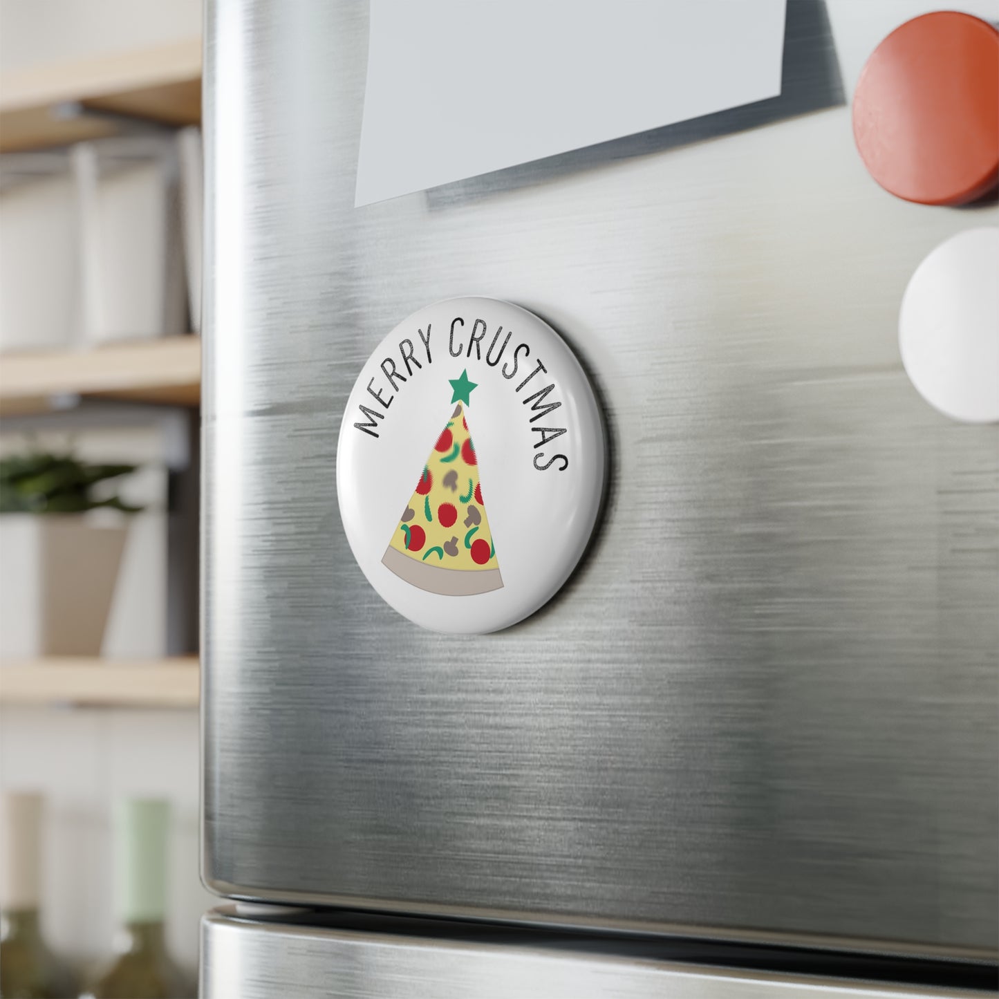 Pizza Merry Crustmas Magnet