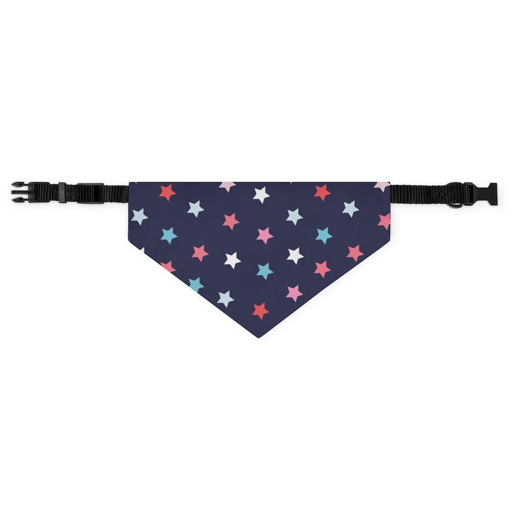 Social Stars Dog Bandana / Navy
