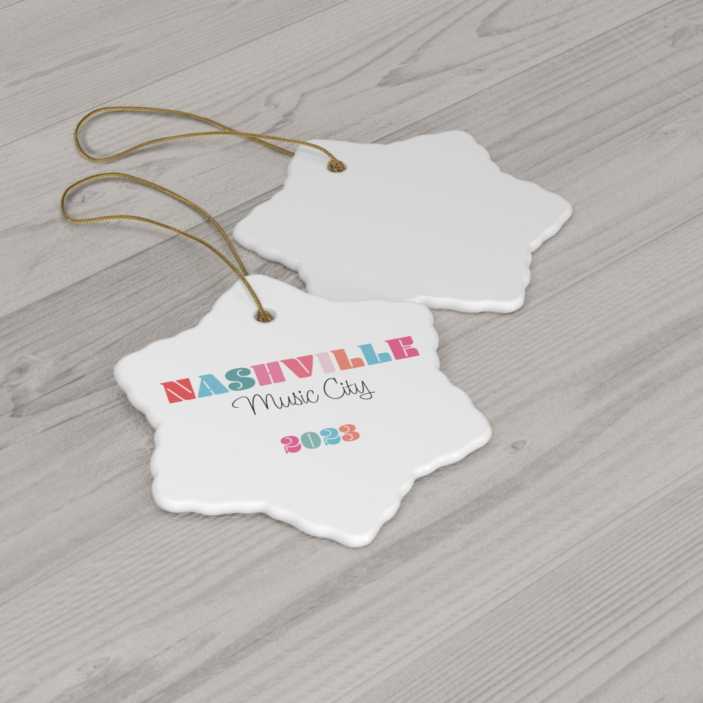 Nashville 2023 Music City / Christmas Ornament