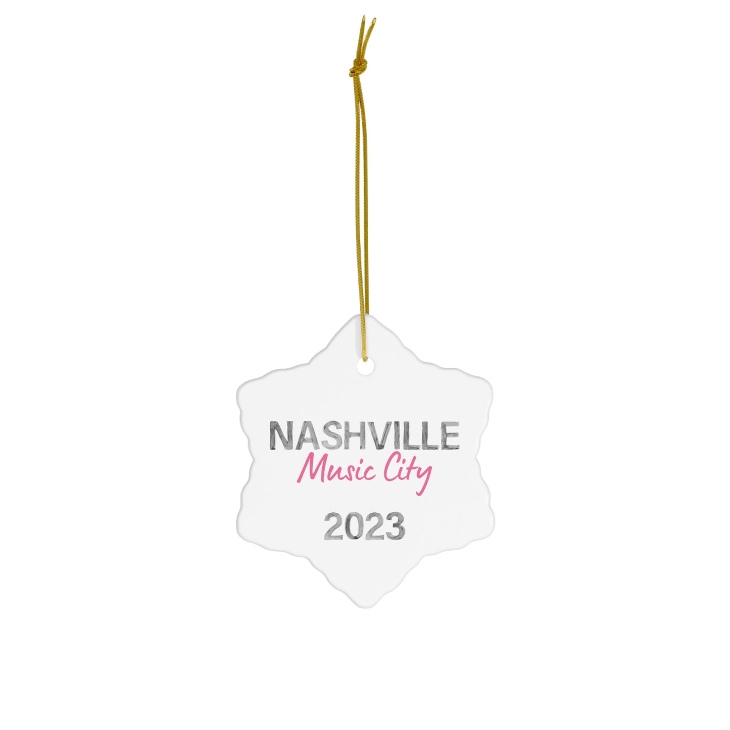 Nashville 2023 Music City / Christmas Ornament