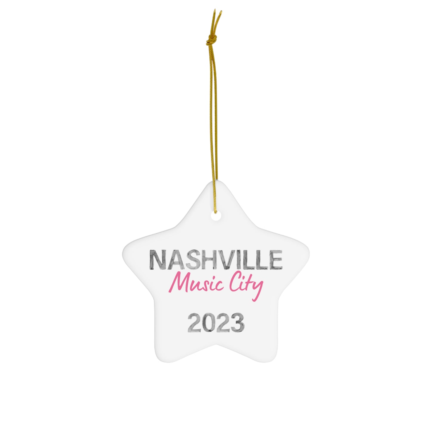 Nashville 2023 Music City / Christmas Ornament