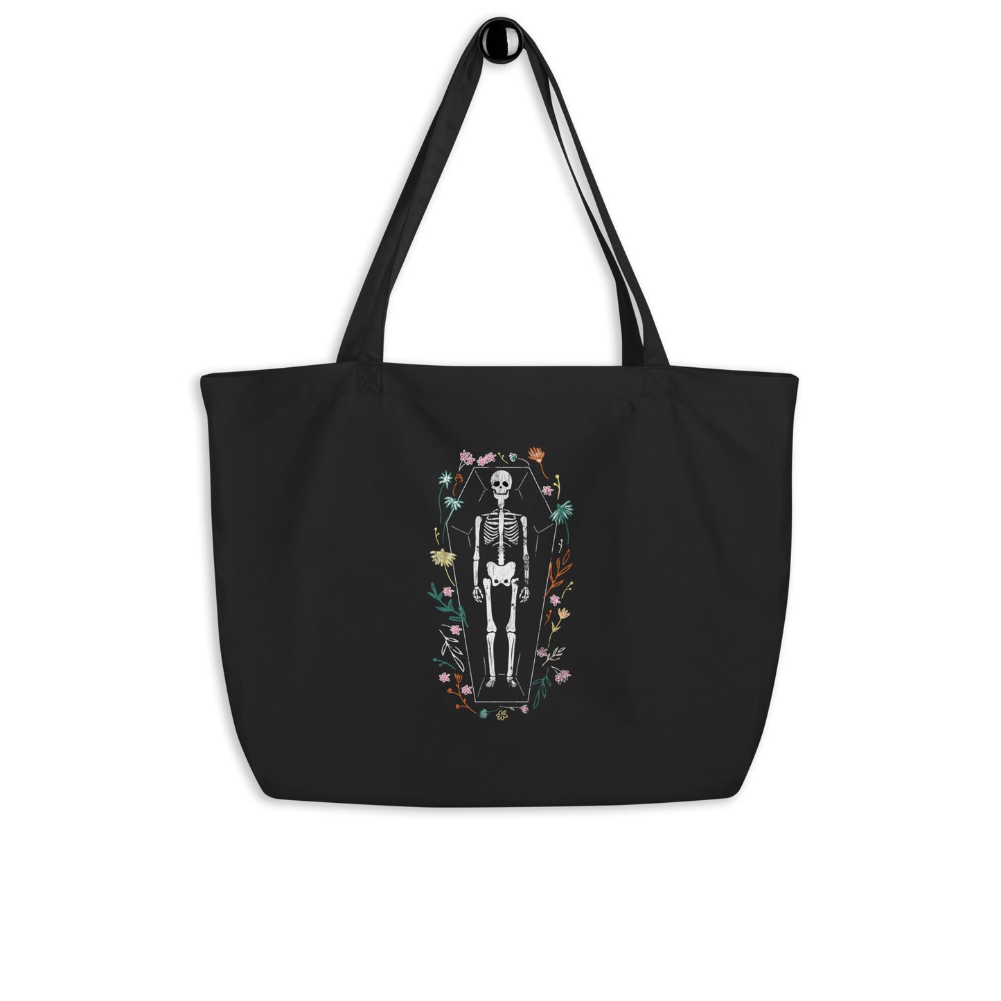 Skeleton / Halloween / Large Tote Bag
