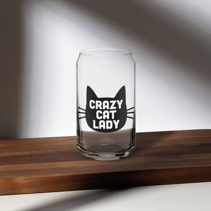 Crazy Cat Lady / Can Glass