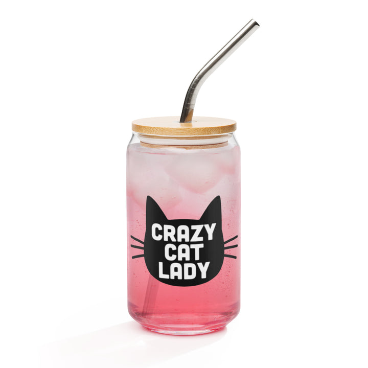 Crazy Cat Lady / Can Glass