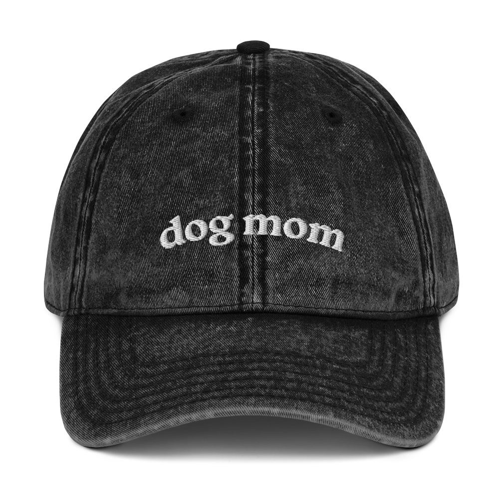 Dog Mom / Vintage Baseball Hat