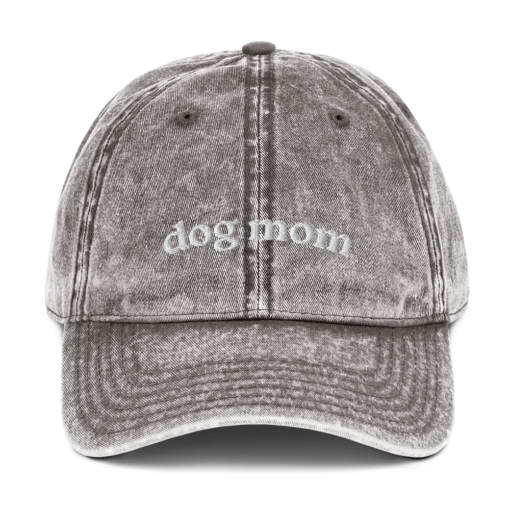 Dog Mom / Vintage Baseball Hat