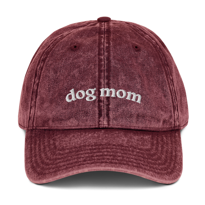 Dog Mom / Vintage Baseball Hat