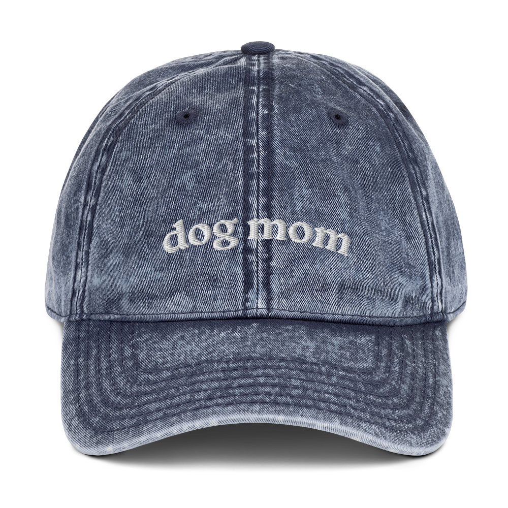 Dog Mom / Vintage Baseball Hat