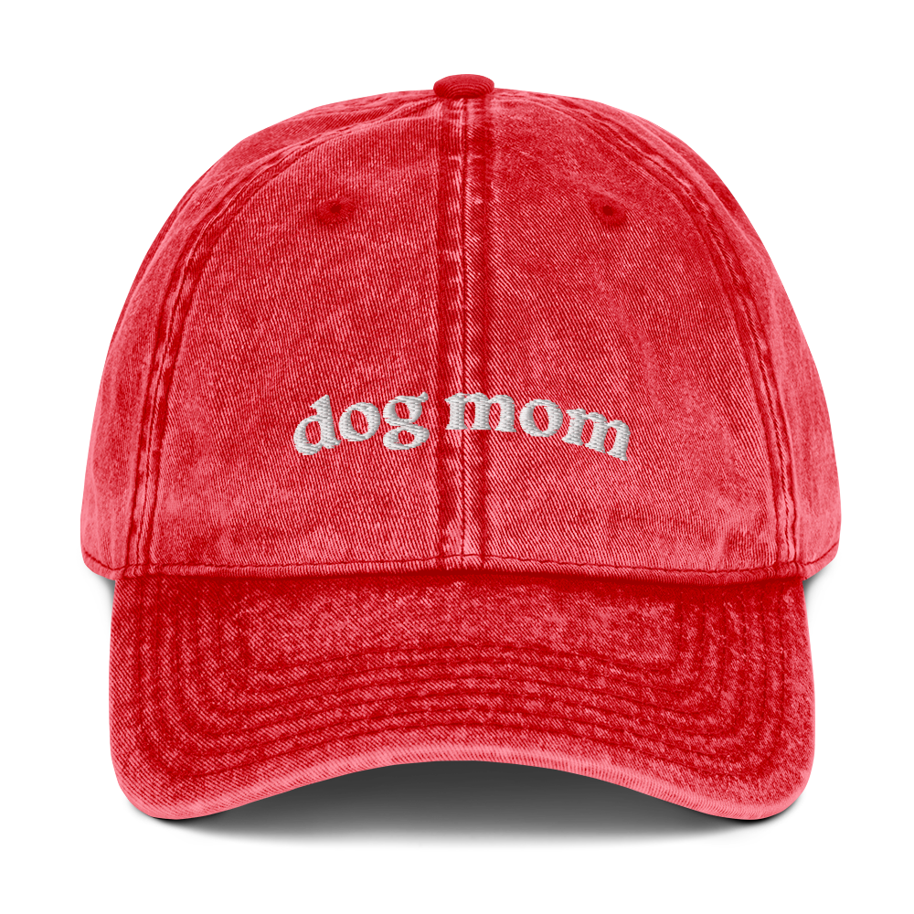 Dog Mom / Vintage Baseball Hat