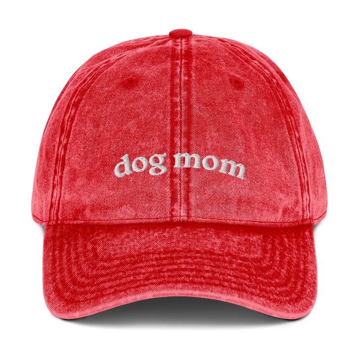 Dog Mom / Vintage Baseball Hat