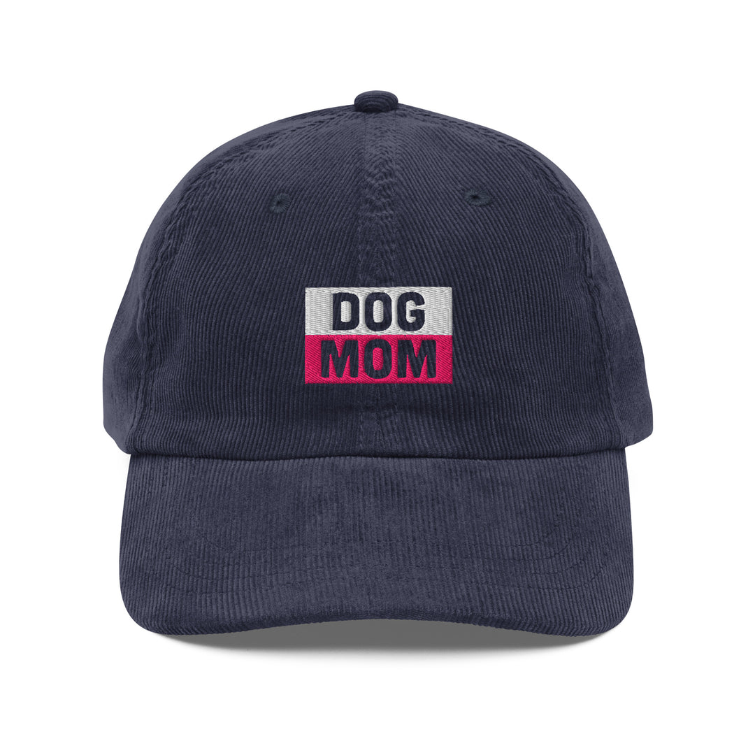 Dog Mom Block / Corduroy Hat