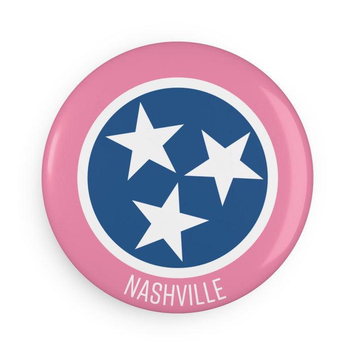 Nashville Tri Star Magnet / Pink