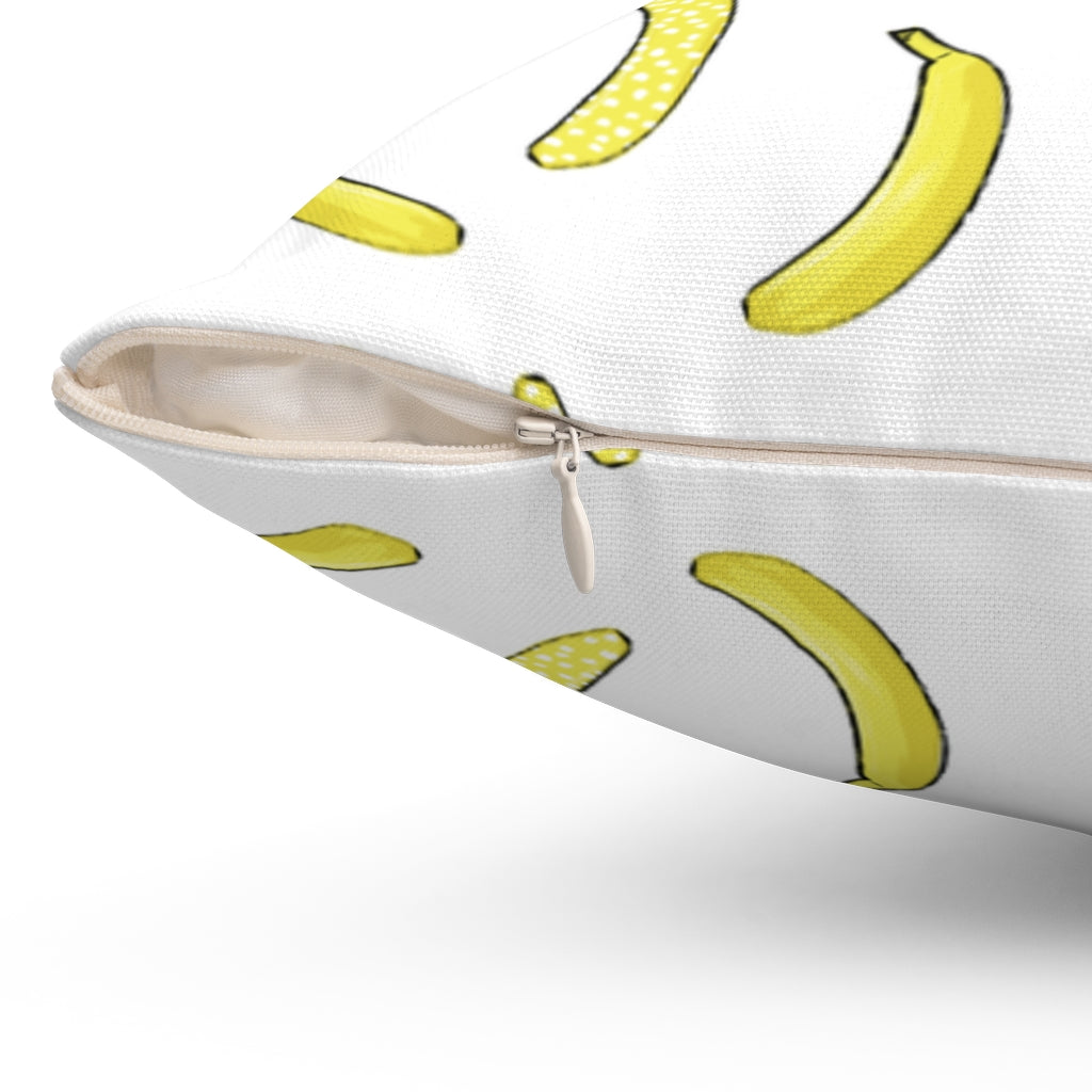 Banana Pillow Cover / White