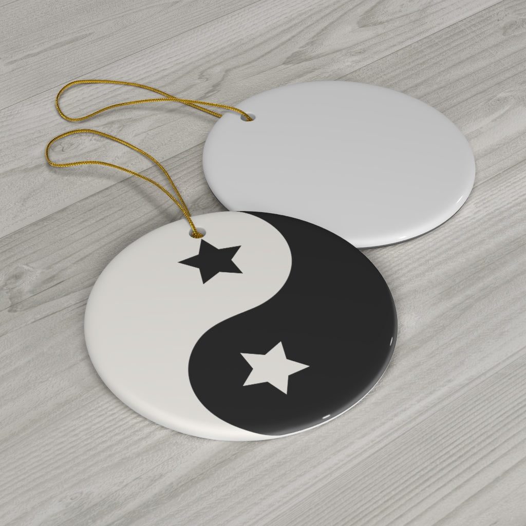Yin Yang Star Ornament