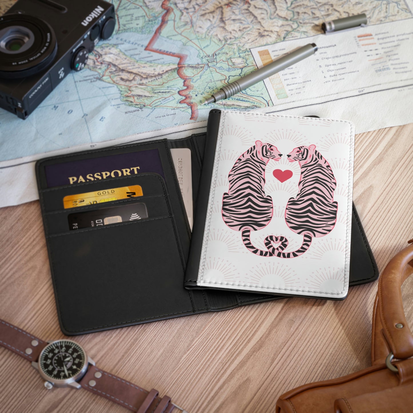 Pink Tigers / Passport Cover