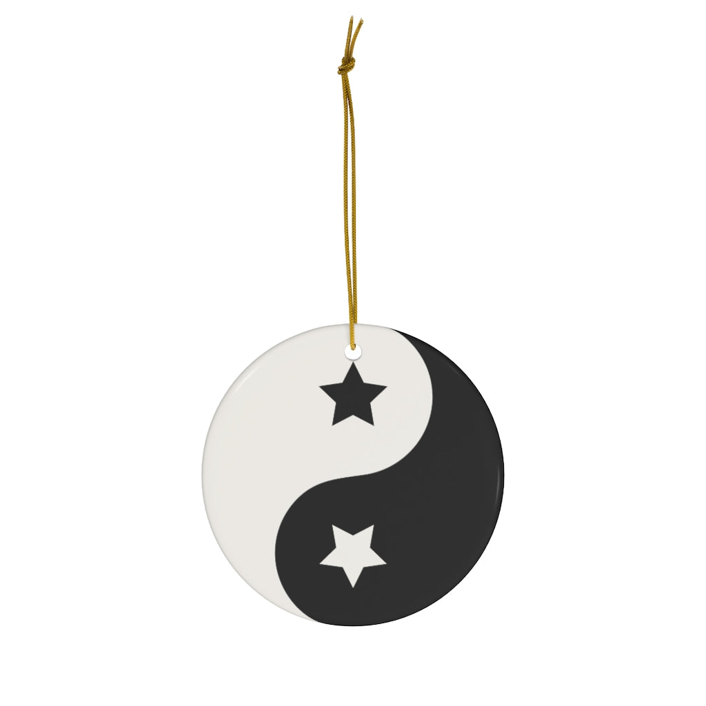 Yin Yang Star Ornament