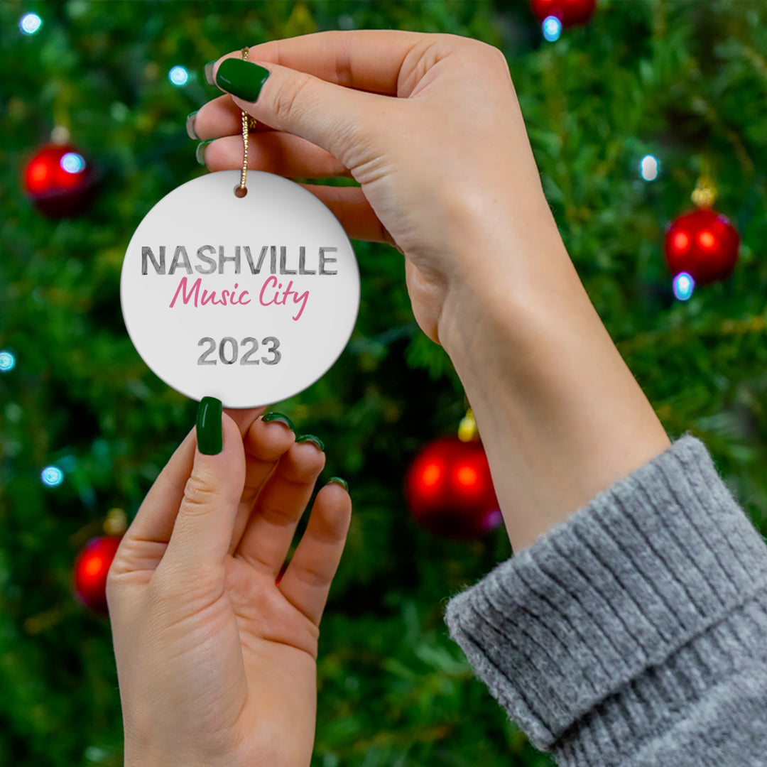 Nashville 2023 Music City / Christmas Ornament