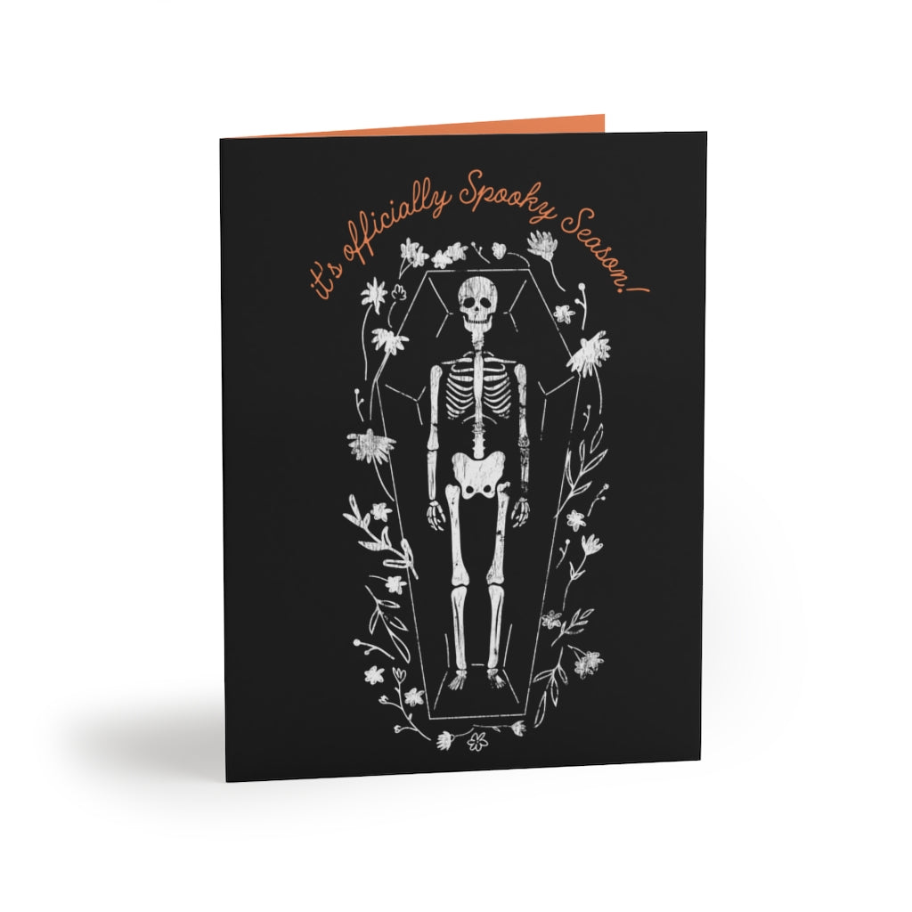 Officially Spooky Season / Halloween / Greeting Cards Set