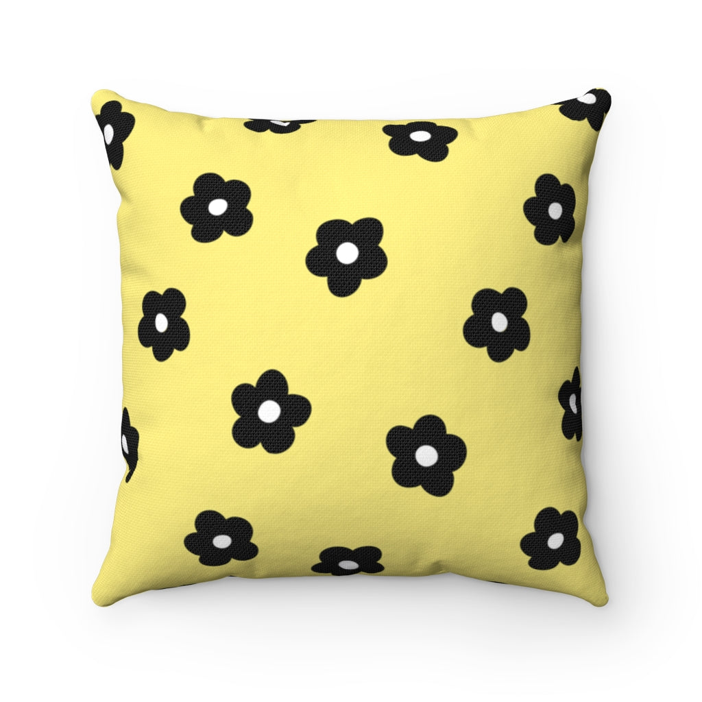 Betty Floral Pillow Cover / Yellow