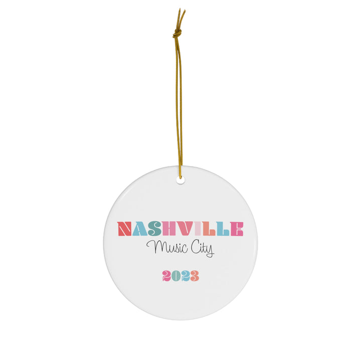 Nashville 2023 Music City / Christmas Ornament