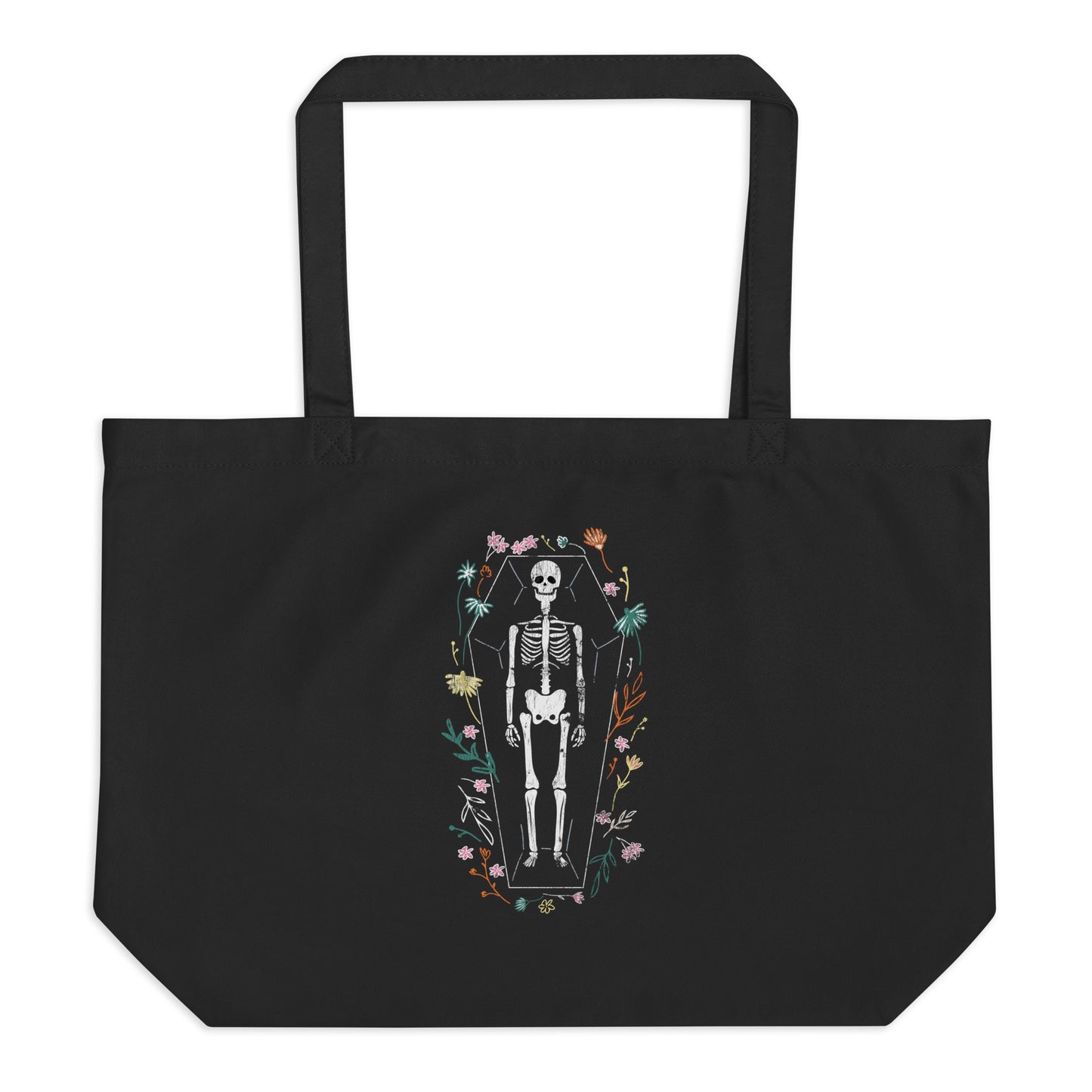 Skeleton / Halloween / Large Tote Bag